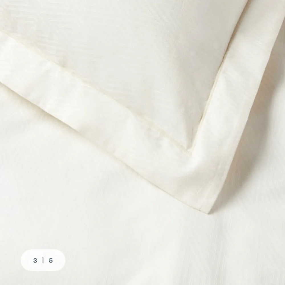 NEW Ralph Lauren Park Row HAYDEN Duvet Cover. King.‎ Cream. 100% Cotton
